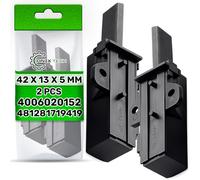 ONIX TECH 2 Piezas Escobillas Carbón para Motor Lavadora 42 x 13 x 5 mm con Código Original 4006020152 400602015/2 para AEG para Electrolux 481281719419 para Whirlpool - Garantía de 5 Años