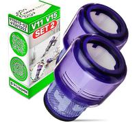 ONIX TECH 2 Piezas HEPA Filtro para Aspirador Sin Cable Ø 91/66 mm con Código Original 970013-02 97001302 para Dyson V11 SV14 SV17 SV22 V15