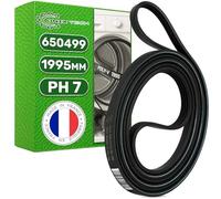 ONIX TECH Correa para Secadora Poly-V 1995 mm PH7 con Código Original 00650499 650499 para Bosch para Balay 9000431719 para Hutchinson - Made IN France - Garantía de 5 Años