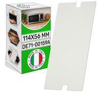 ONIX TECH Placa Mica Microondas 56 x 114 mm con Código Original DE71-00159A para Samsung - Made IN Italy