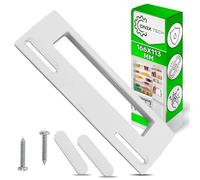 ONIX TECH Universal Tirador Frigorifico Color Blanco con Una Distancia Entre Fijaciones de 113 a 166 mm Apto para Todas las Marcas - Garantía de 5 Años