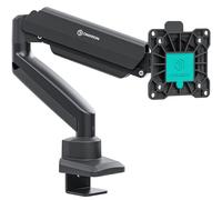 ONKRON Brazo para Monitor 13"-32", 10 kg, máx VESA 100x100 mm, G80-B | Soporte monitor escritorio negro con resorte de gas, altura ajustable 181-436 mm, alcance 508 mm, oficina, estudio y gaming