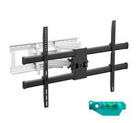 ONKRON Brazo TV 42"-120", Colgar Television Pared con Carga hasta 100 kg, Soporte de TV Pared con VESA 200x100 - 1000x600 mm, Soportes de televisión Inclinable y Giratorio, Negro y Blanco M10-BW