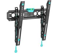 ONKRON Brazo TV de 32 a 70 Pulgadas - Colgador Television Pared Universal con Peso de hasta 60 kg - Brazo para Televisor a Muro con VESA 75x75 - 400x400 mm/Soporte TV Pared Inclinable TM5-B Negro