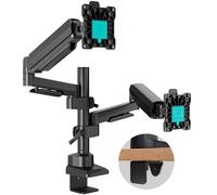 ONKRON Soporte de mesa para 2 monitores 17-42", hasta 15 kg, VESA 75x75/100x1...