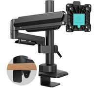 ONKRON Soporte Monitor Escritorio 17-42 Pulgadas, hasta 15 kg, Brazo Monitor VESA 75x75-100x100 mm, Soporte Pantalla Ordenador con Altura Ajustable, Giratorio e Inclinable, Articulado, Negro G70-B