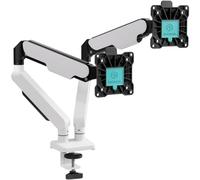 ONKRON Soporte Monitor Doble 13"-32", 9 kg x2, máx VESA 100x100, G250-BW