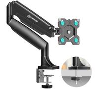 ONKRON Soporte Monitor Escritorio 13"-32", Carga 9 kg, Brazo Monitor VESA 75x75-100x100 mm, Ajuste de Altura, Soporte Pantalla Ordenador Mesa, Giratorio, Inclinable, Accesorios Gaming, Negro G100-B