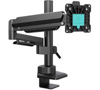 ONKRON Soporte Monitor Escritorio 17"-42", 15 kg, máx VESA 100x100, G70-B | Brazo monitor negro, inclinable de -45° a +90°, giratorio, rotatorio, altura ajustable; para oficina, diseño y gaming