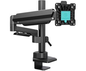 ONKRON Soporte Monitor Escritorio 17-42 Pulgadas, hasta 15 kg, Brazo Monitor VESA 75x75-100x100 mm, Soporte Pantalla Ordenador con Altura Ajustable, Giratorio e Inclinable, Articulado, Negro G70-B