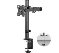 ONKRON Brazo Monitor de 13 a 34 Pulgadas - Soporte Monitor de Escritorio con Peso hasta 8 kg - Porta Pantalla PC de Escritorio máx. VESA 100 x 100 / Soporte Pantalla PC Escritorio inclinable D121E-B