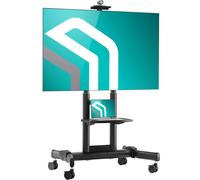 ONKRON TS1881-BLK Soporte Móvil de Suelo para TV Grande de 50" - 86" de hasta 90,9 kg