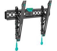 ONKRON Soporte para TV de 43 a 85 Pulgadas - Colgador Television Pared en Color Negro con Peso de hasta 68 kg - Sujeción TV Pared con MAX VESA 600x400 mm/Soporte de Televisión Inclinable TM6-B