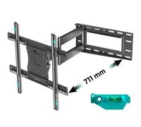 Onkron Soporte Tv De Pared De 40"-75", Extensible A 71 Cm, Carga Máx 68 Kg, Negro M7l-b