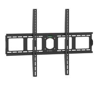 ONKRON Soporte TV Pared Fijo 55-100 Pulgadas, hasta 80 kg, VESA 75x75-800x600 mm, Soporte Television Pared Fino 35 mm, Colgador TV para Televisores Grandes, Brazo para Televisor Fijado, Negro UF4-B