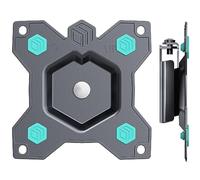 ONKRON Soporte TV Pared de 10 a 35 Pulgadas - Soporte Televisor Rotatorio en Color Negro con Peso de hasta 20 kg - Sujeción TV Pared Universal con VESA 75x75-100x100 mm/Brazo Television R1-B