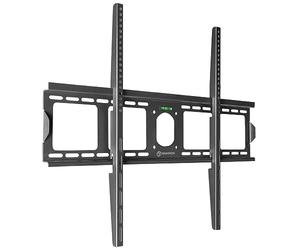 ONKRON Soporte TV Pared Fijo 55-100 Pulgadas, hasta 80 kg, VESA 75x75-800x600 mm, Soporte Television Pared Fino 35 mm, Colgador TV para Televisores Grandes, Brazo para Televisor Fijado, Negro UF4-B