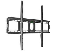ONKRON Soporte TV Pared Fijo de 55" a 100", Soporte para televisión con Carga de hasta 75 kg, Compatible con VESA 75x75-800x600 mm, Colgador TV Universal, Fijado, Plano, en Color Negro UF4-B