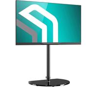 ONKRON Soporte TV Pie de 30 a 60 Pulgadas, Pie Television Universal con Peso de hasta 41 kg, VESA 100x100-400x400 mm, Soporte para Televisión, Base para TV Giratorio, Color Negro TS5060-B