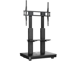 Onkron Soporte Tv Ruedas 50-120 Pulgadas, Carga Total Hasta 125 Kg, Vesa 200x200-900x800 Mm, Eléctrico, Altura Ajustable Con Control Remoto, Soporte Tv Pie Móvil, Motorizado, Negro Ts2811e-b
