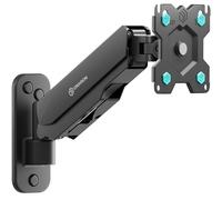 ONKRON Soporte Pared Monitor LCD LED OLED de 13¨-34¨ Brazo articulado Giratorio, pivote e inclinable con VESA 75x75-100x100 mm Soporte TV Pared con Resorte de Gas de hasta 8 kg