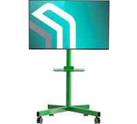 ONKRON TS1137-GN - Soporte de TV Enrollable para Pantalla de 23 a 60 Pulgadas (hasta 40 kg, Altura Regulable, VESA 100 x 100 - 400 x 400 x 400 cm), Color Verde