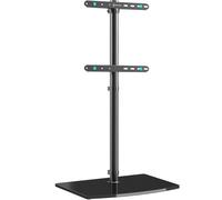ONKRON Soporte TV Pie 30″ - 60″, Pie Television Universal con Peso de hasta 41 kg, Pedestal TV Giratorio con VESA 100x100 - 400x400 mm, Soporte Television, Altura Regulable, Negro TS5065-B