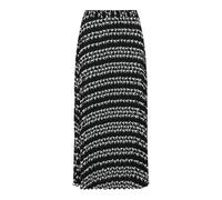 ONLALMA Life Poly Plisse Skirt AOP, Negro/AOP: 582 Pure Horse Run, 36