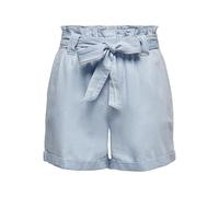 ONLY Onlbea Smilla HW PB Loose Dnm Shortsnoos Pantalones Cortos Vaqueros, Azul, XXS para Mujer