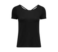 ONLBERA Back Lace Up S/S TOP JRS NOOS, Negro , L