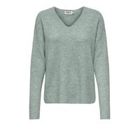 Onlcamilla KNT Noos - Jersey de Cuello en V L/S, Azul Surf, M