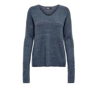 ONLY Onlcamilla KNT Noos - Jersey de Cuello en V L/S, Vintage Indigo, S