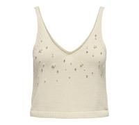Onlcolette Life SL Bling Top KNT, Crudo, M