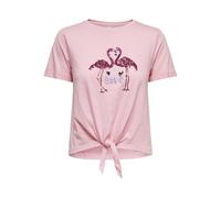 Onldora Life S/S Knot Fold-Up Top JRS