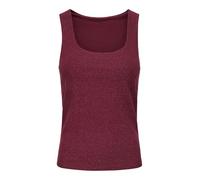 Onlea Glitter S/L 2-Ways Top JRS Noos, Truffle Chocolate, M