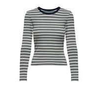 Onleasy L/S O-Neck Stripe Top JRS, Pineneedle, M