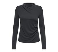 Onlfree Life L/S Drape Top JRS, Negro, M