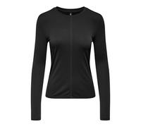 Onlfree Life L/S Rib Top JRS, Negro, S
