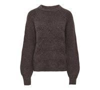 Onlgila Life LS Structure O-Neck BF KNT, Seal Brown, L