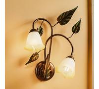 ONLI Aplique de pared Miranda 2 luces, bronce True