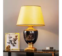 ONLI Lámpara de mesa Mozart en gris espejado/dorado