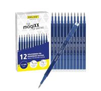 Online 12 minas de repuesto borrables I Compatible con Pilot Frixion, magiXX I Azul 0,7 mm grosor de trazo I Mina de repuesto para bolígrafo de gel borrable I Recarga para bolígrafo de tinta de gel