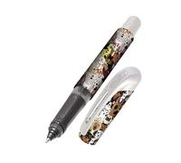 Online Bolígrafo de tinta para perros universitarios, para diestros y zurdos, mango ergonómico, bolígrafo de alta calidad, cartuchos de tinta estándar, incluye cartucho combinado azul