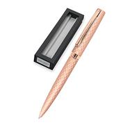 Online Bolígrafo Eleganza Diamond oro rosa de metal, mina intercambiable, tinta negra, clip de metal