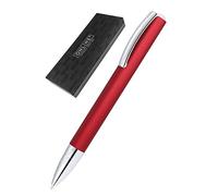 Online Bolígrafo giratorio Vision Wild Berry con internado. Grosor de trazo M (mediano), color negro, bolígrafo en caja de regalo de alta calidad, color: rojo