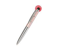 ONLINE Bolígrafo giratorio y lápiz capacitivo en uno, con clip de metal, mina estándar D1, lápiz capacitivo Piccolo oro rosa, mini Kuli 2 en 1 para cartera, escritura azul, punta táctil para pantallas