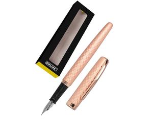 Online Eleganza Diamond Rose Gold I Pluma estilográfica de metal de alta calidad I Pluma M I Clip de metal I Incluye cartucho de tinta azul I para cartuchos estándar I en caja de regalo