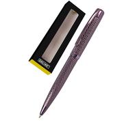 Online Eleganza Diamond Wine I Bolígrafo metálico de alta calidad, color rojo, mina grande intercambiable, clip de metal, tinta negra, indeleble, incluye paquete de regalo