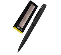 Online Eleganza Pure Black I Bolígrafo de metal de alta calidad, color negro, mina grande intercambiable, clip de metal, tinta negra, incluye paquete de regalo