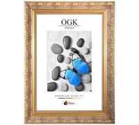 Online-GalleryKing Elegante marco de fotos en estilo barroco vintage, 42 x 59,4 cm, DIN A2 en oro, tamaño a elegir, marco de madera noble, hecho a medida, para fotos, carteles y puzles, OGK_29